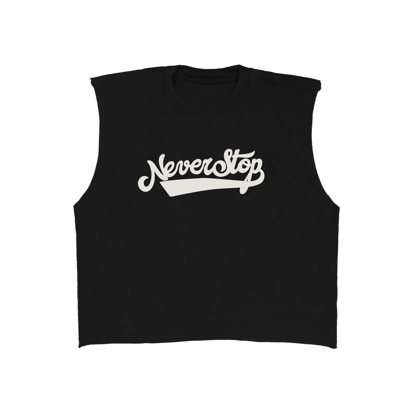 "Never Stop" Ultimate Cut-Off Tee