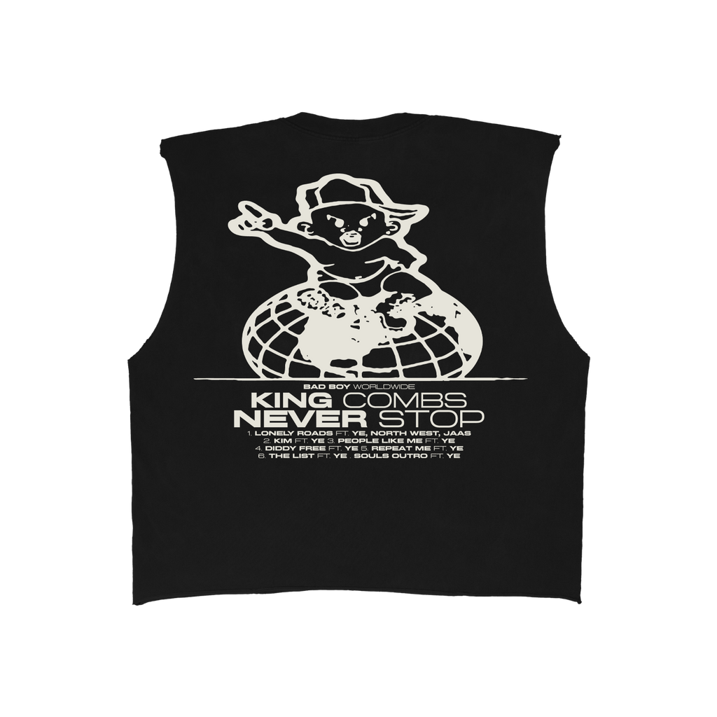 "Never Stop" Ultimate Cut-Off Tee
