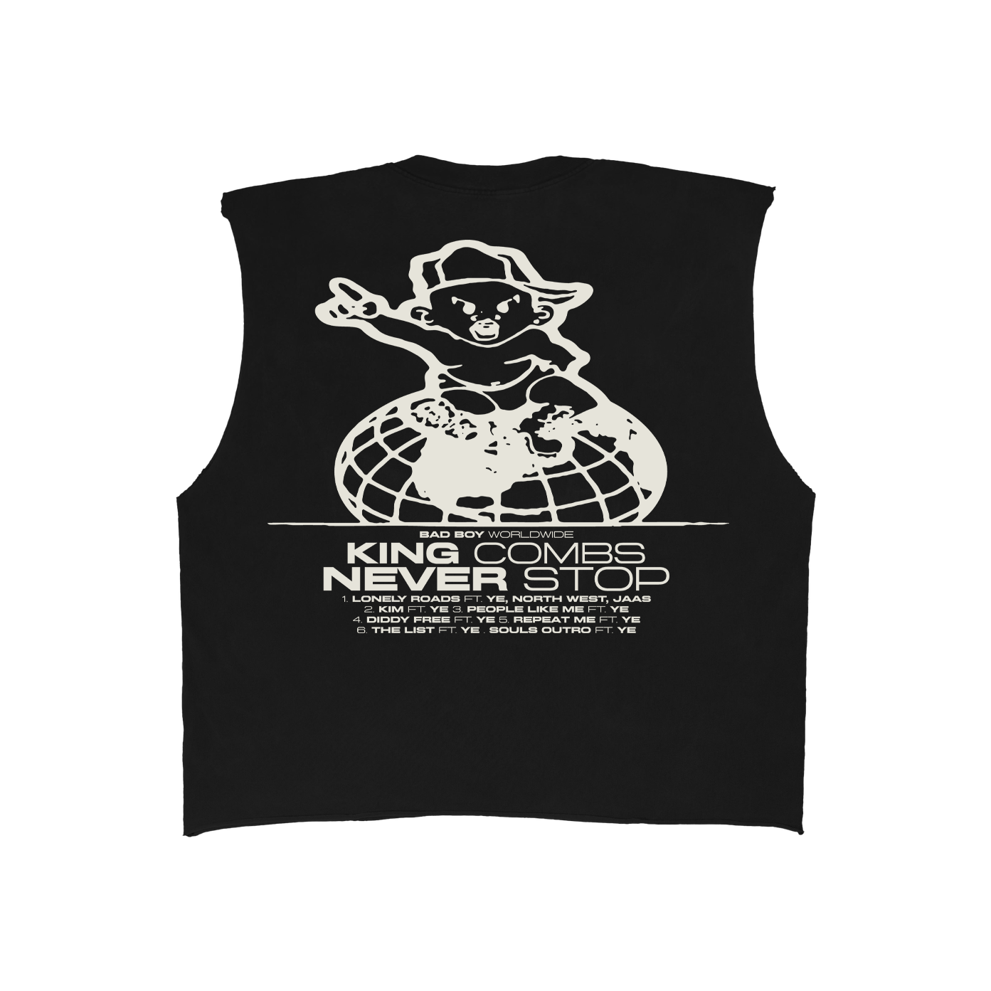 "Never Stop" Ultimate Cut-Off Tee