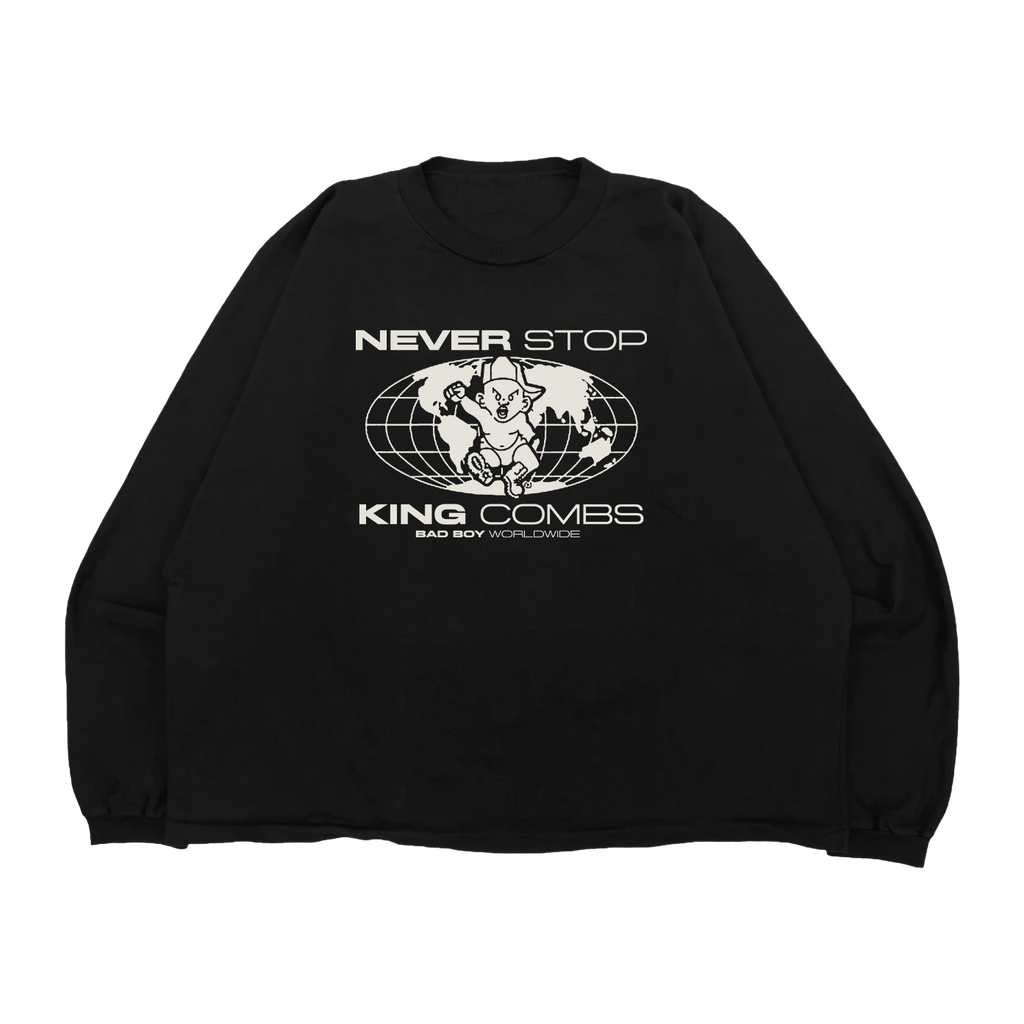 Never Stop" Thermal Crew Neck Long Sleeve