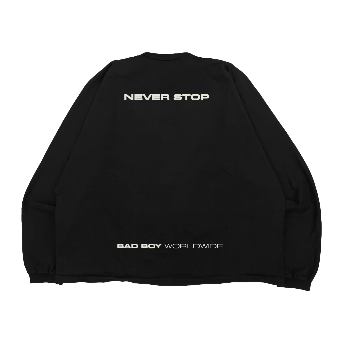 Never Stop" Thermal Crew Neck Long Sleeve