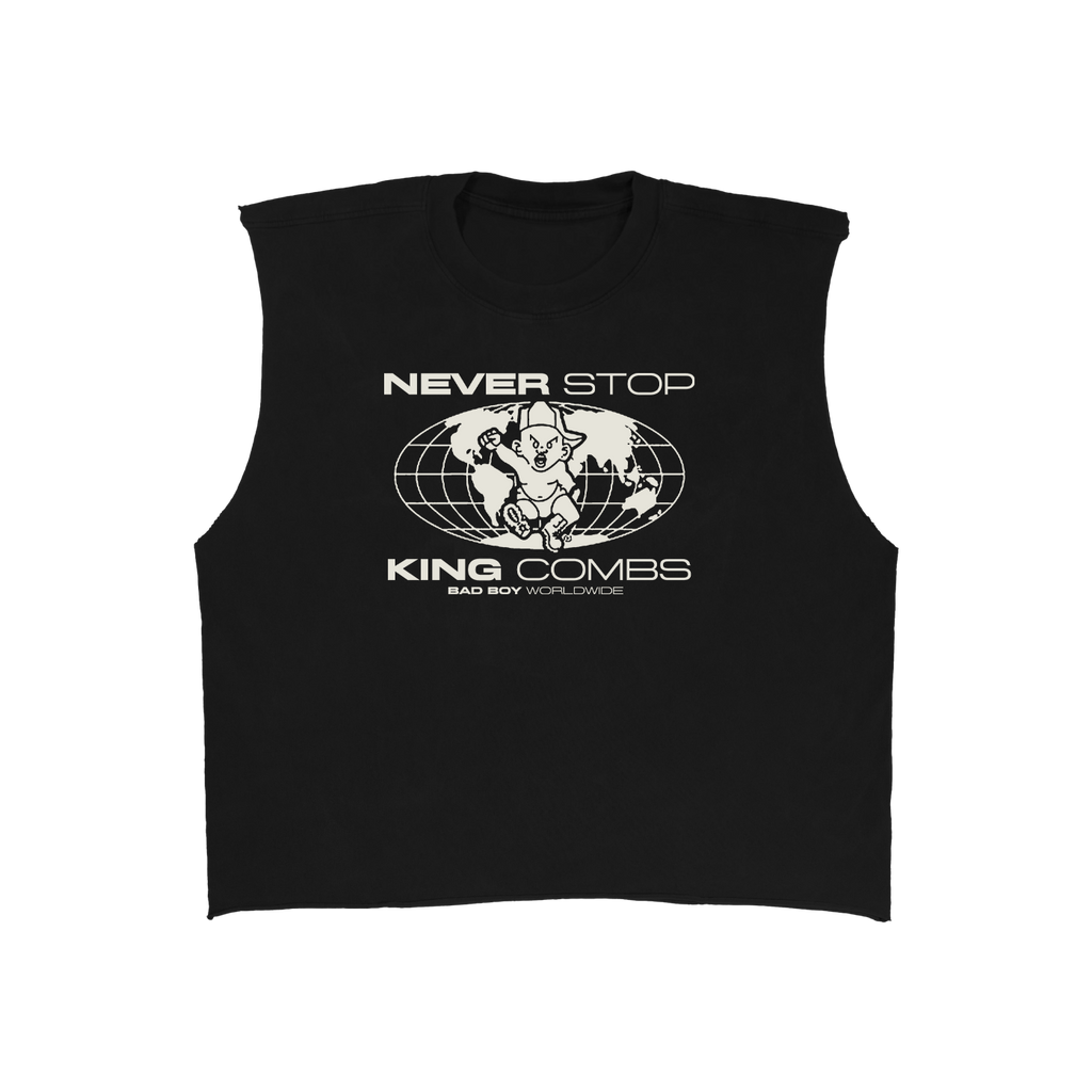 "Never Stop" Legacy Cut Off Tee