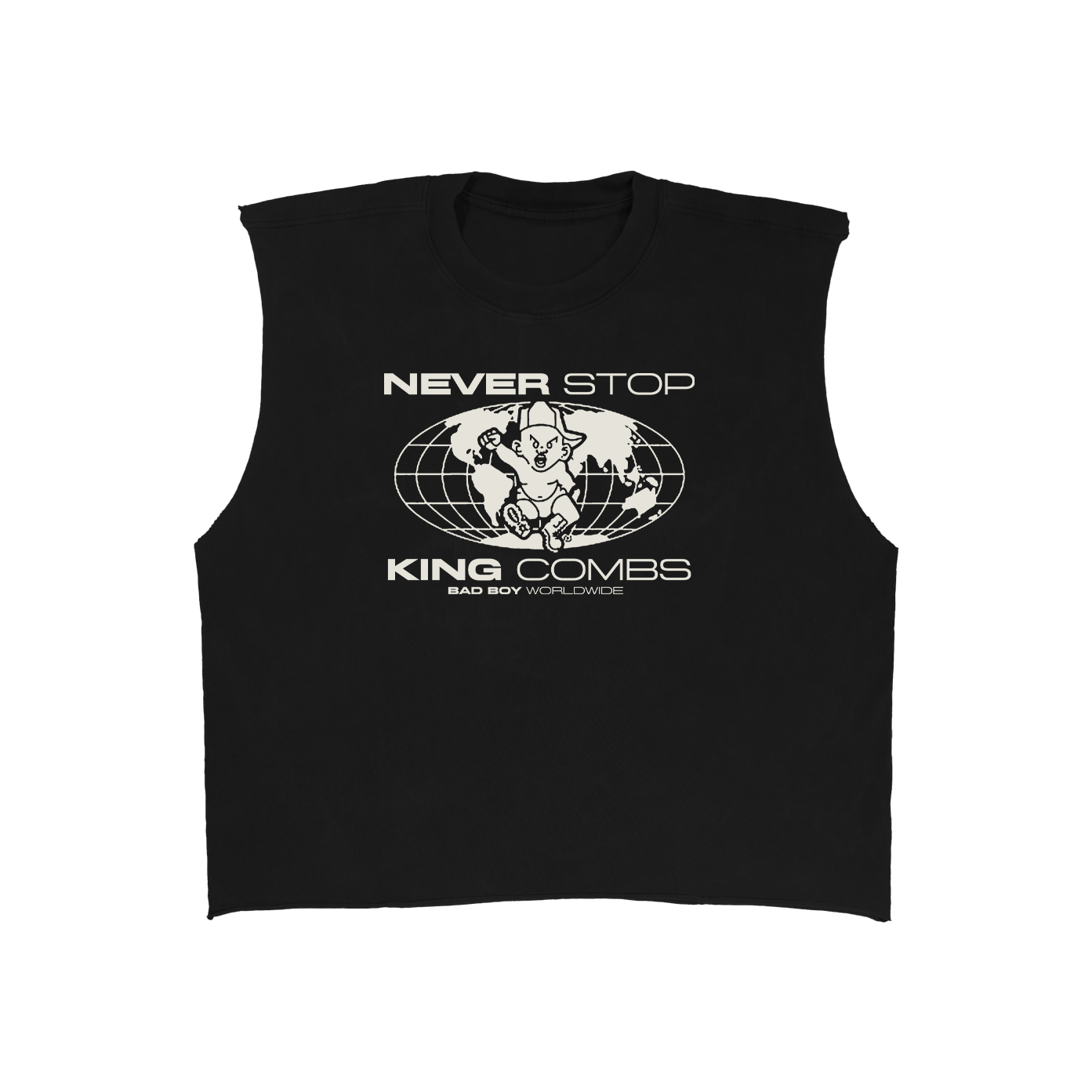 "Never Stop" Legacy Cut Off Tee
