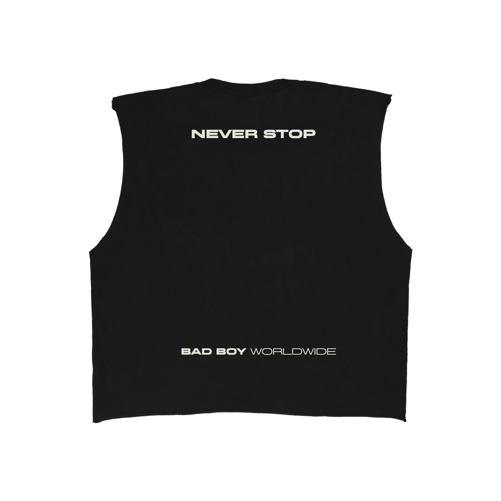"Never Stop" Legacy Cut Off Tee